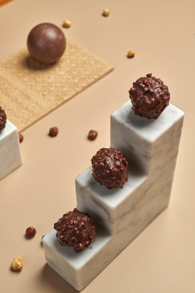 Rocher en chocolat